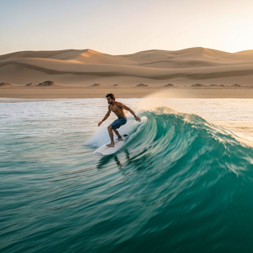 Stand up paddle boarding at Mag Bay